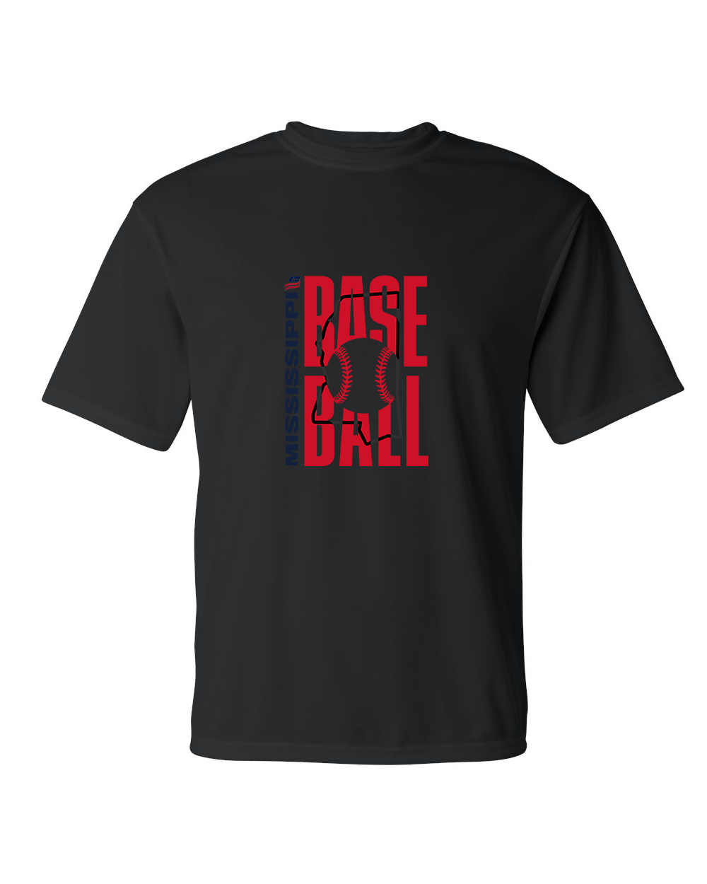 Mississippi Logo3 Dri Fit T-Shirt