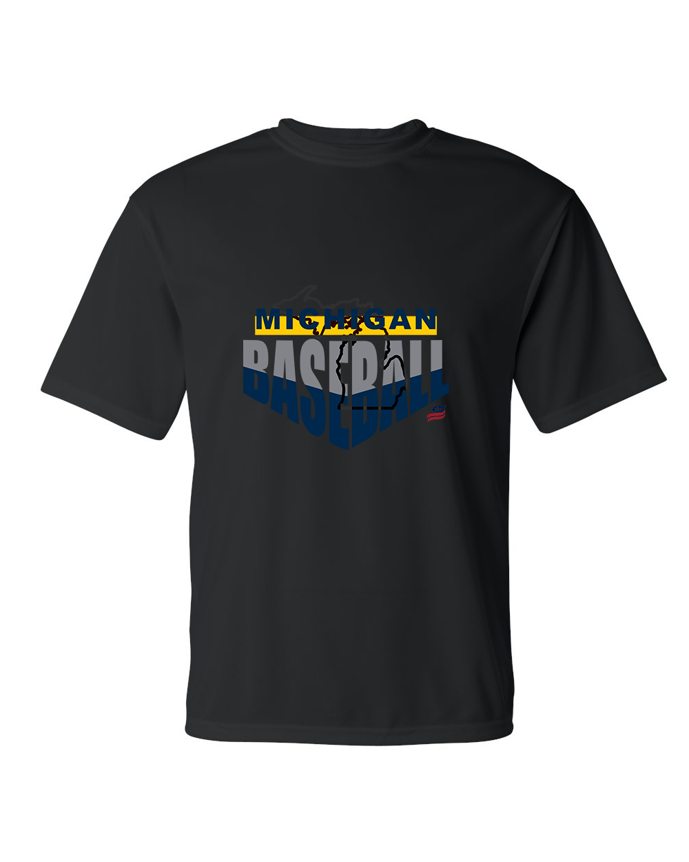 Michigan Logo1 Dri Fit T-Shirt