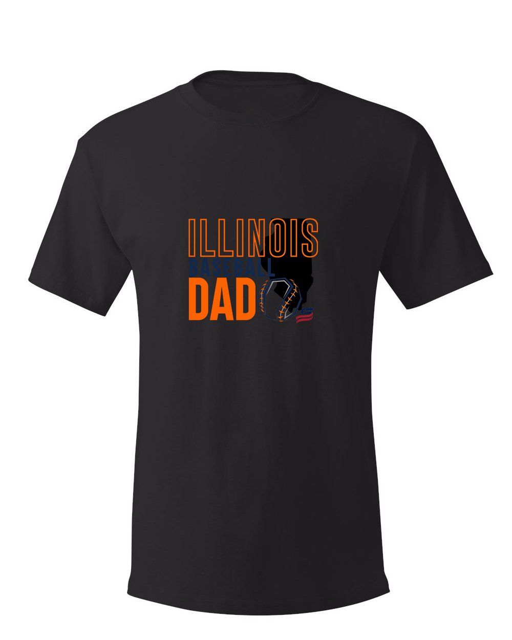 Illinois Dad Cotton T-Shirt