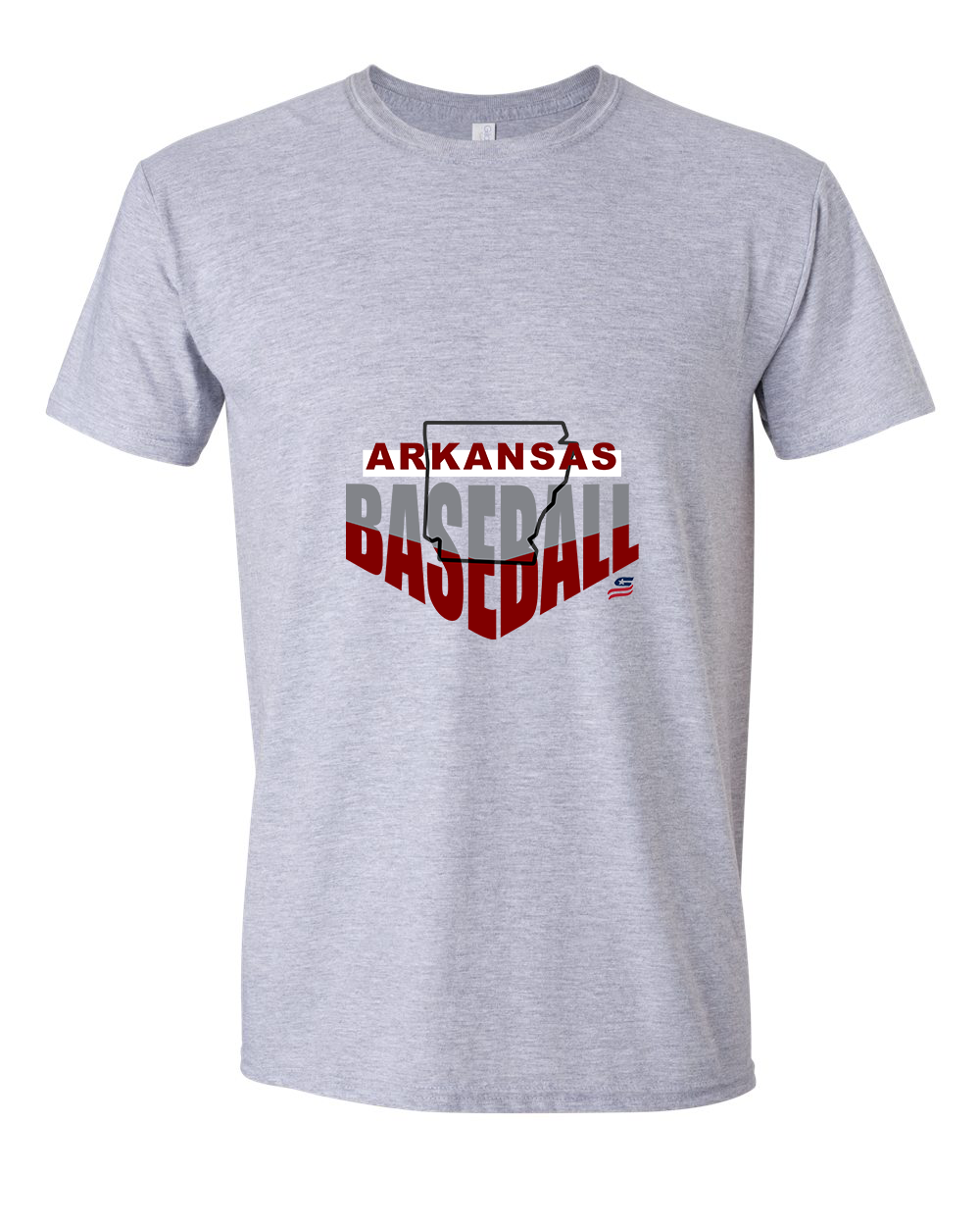 Arkansas Logo1 Cotton T-Shirt