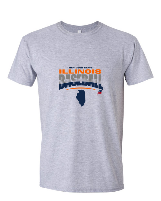 Illinois Logo4 Cotton T-Shirt