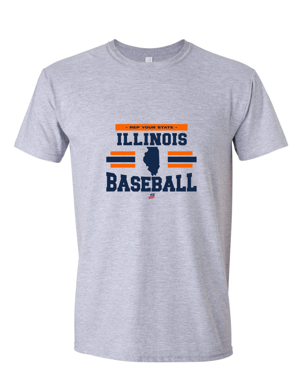 Illinois Logo2 Cotton T-Shirt