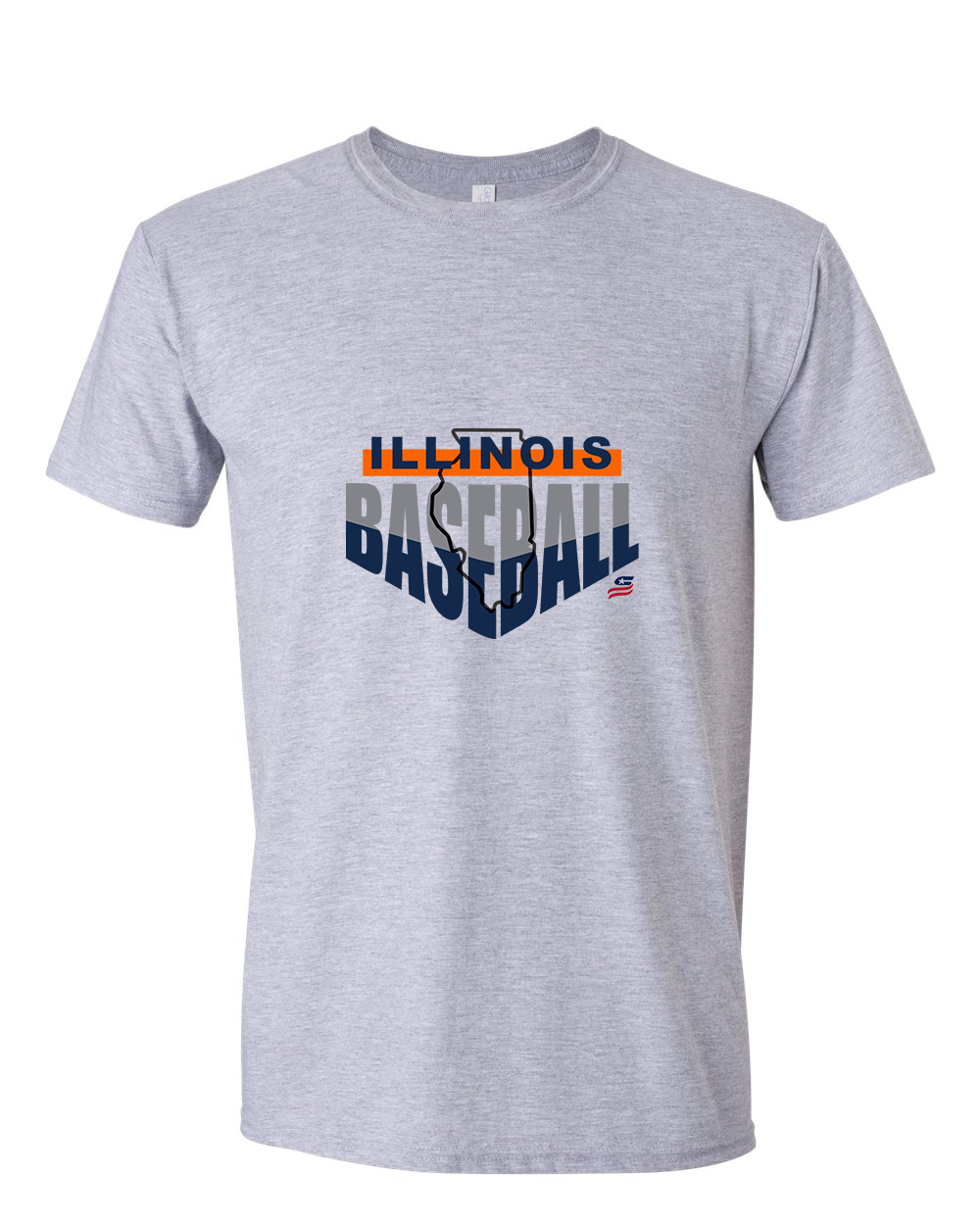 Illinois Logo1 Cotton T-Shirt