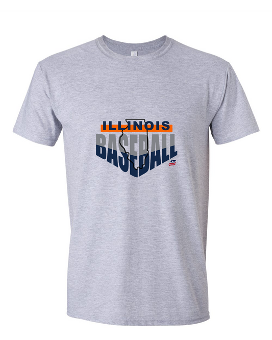 Illinois Logo1 Cotton T-Shirt