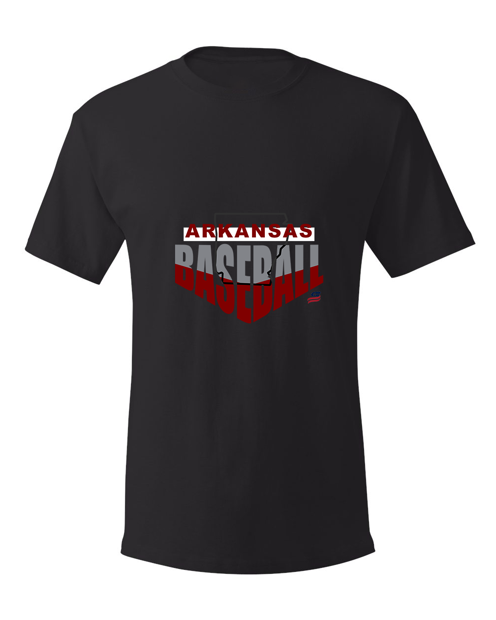 Arkansas Logo1 Cotton T-Shirt