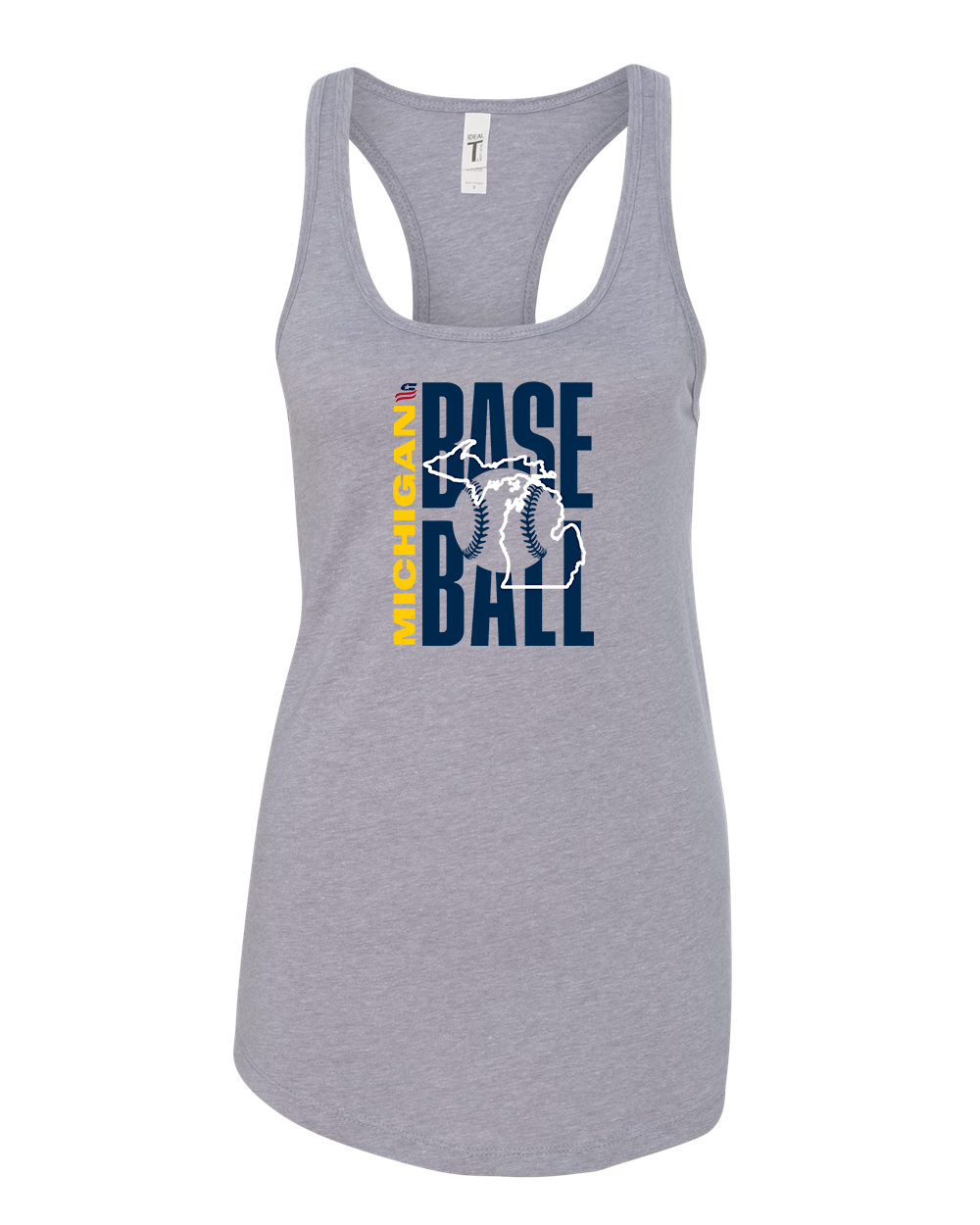 Michigan Logo3 Cotton Cotton Tank Top