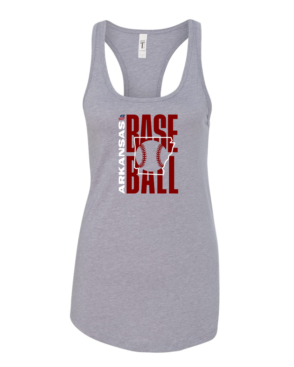 Arkansas Logo3 Cotton Cotton Tank Top