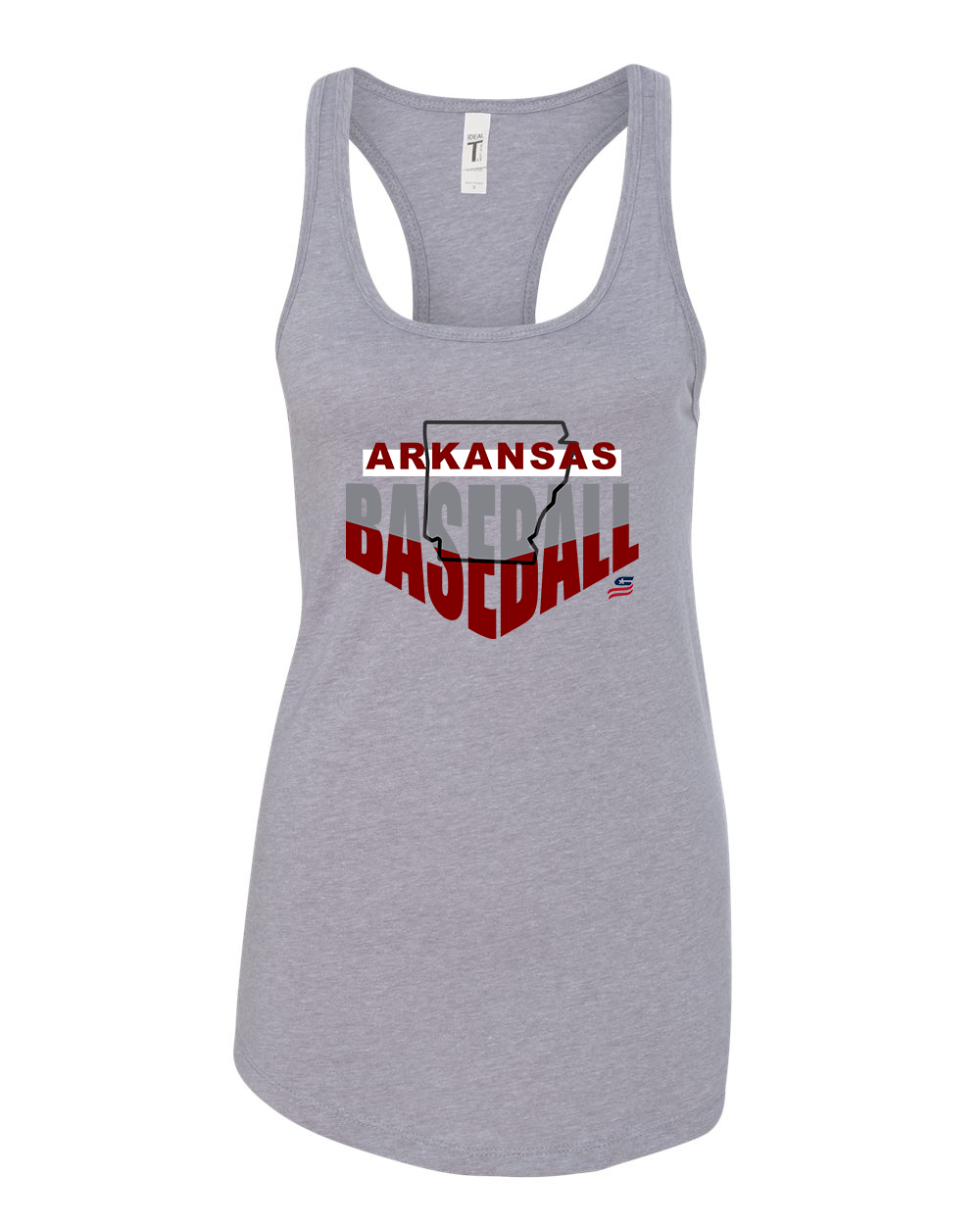 Arkansas Logo1 Cotton Cotton Tank Top