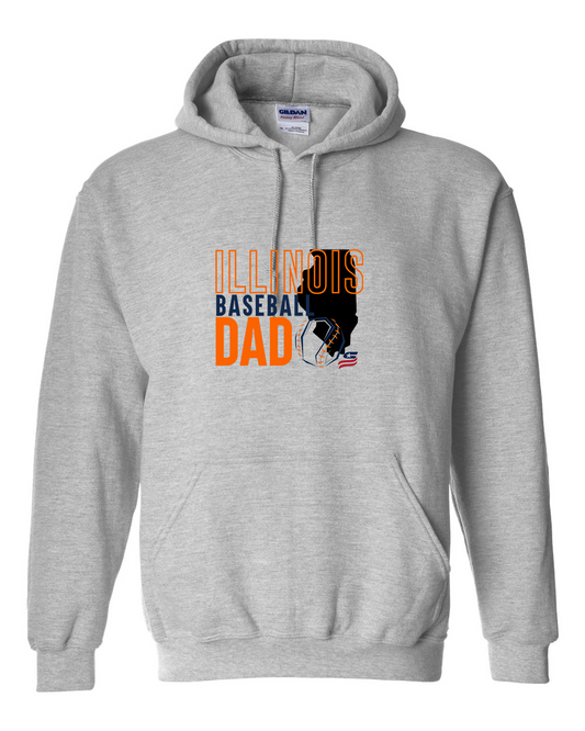 Illinois Dad Cotton Hoodie