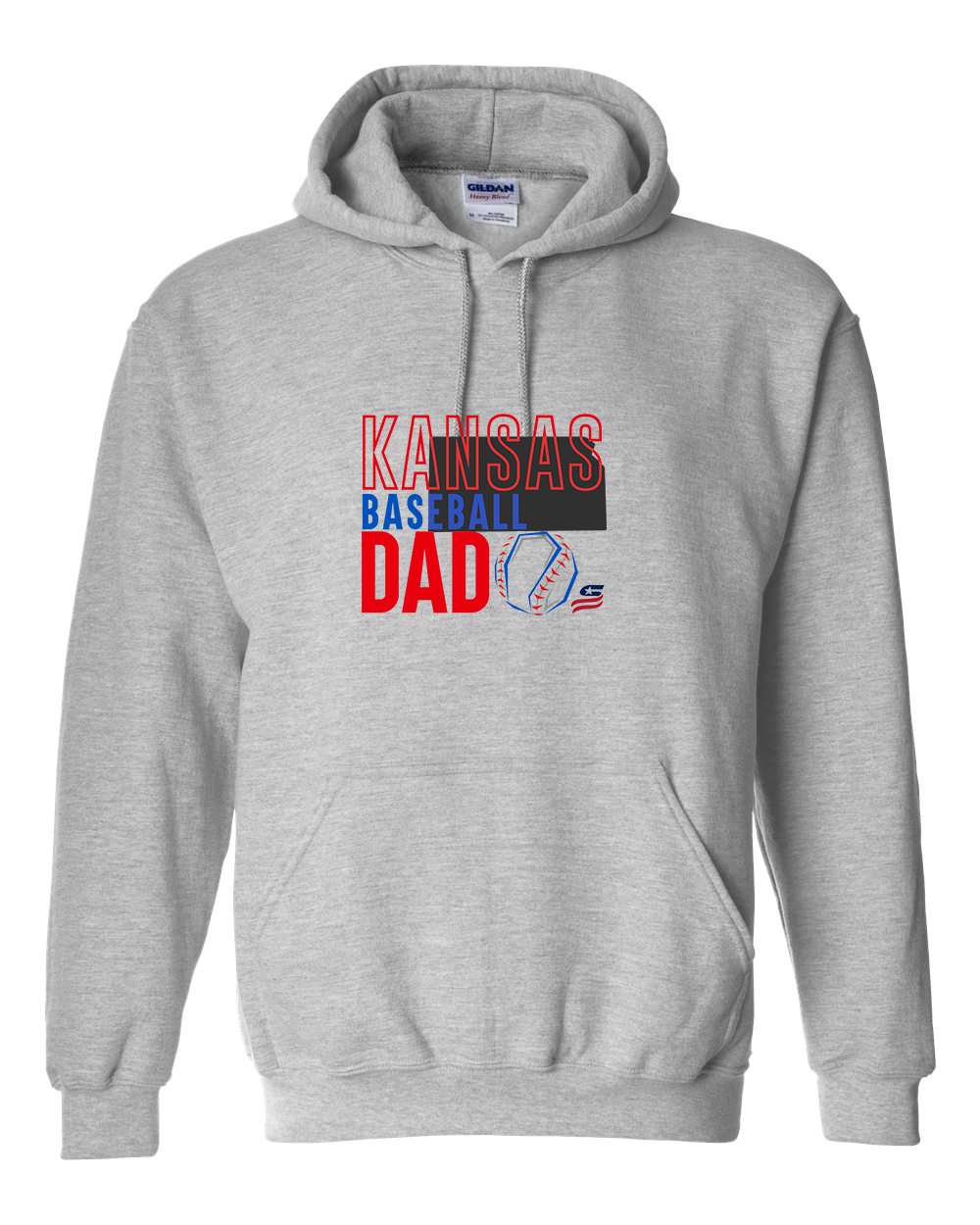 Kansas Dad Cotton Hoodie