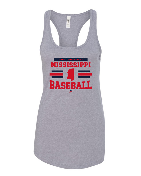 Mississippi Logo2 Cotton Cotton Tank Top