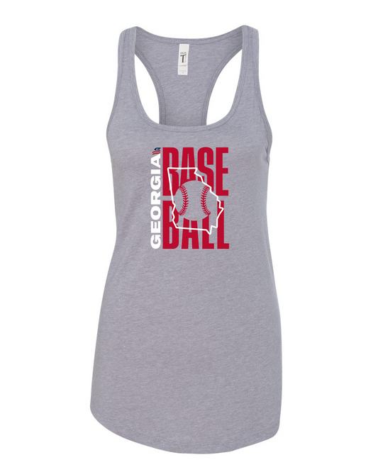 Georgia Logo3 Cotton Cotton Tank Top