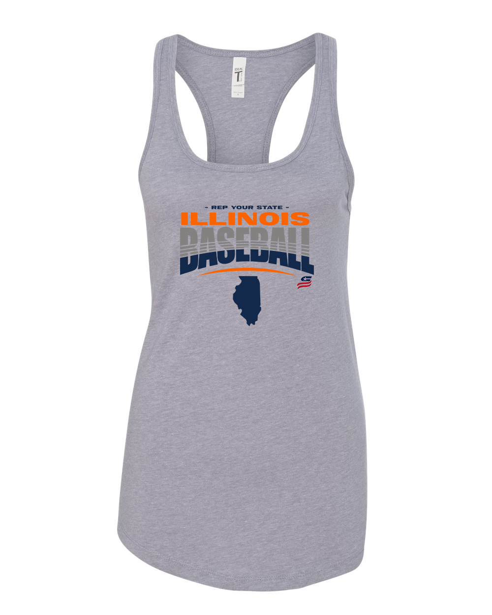 Illinois Logo4 Cotton Cotton Tank Top