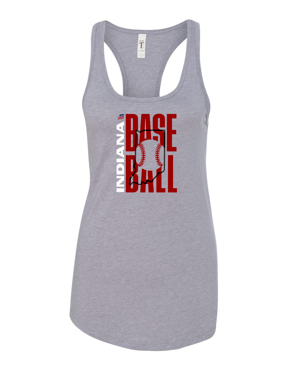 Indiana Logo3 Cotton Cotton Tank Top