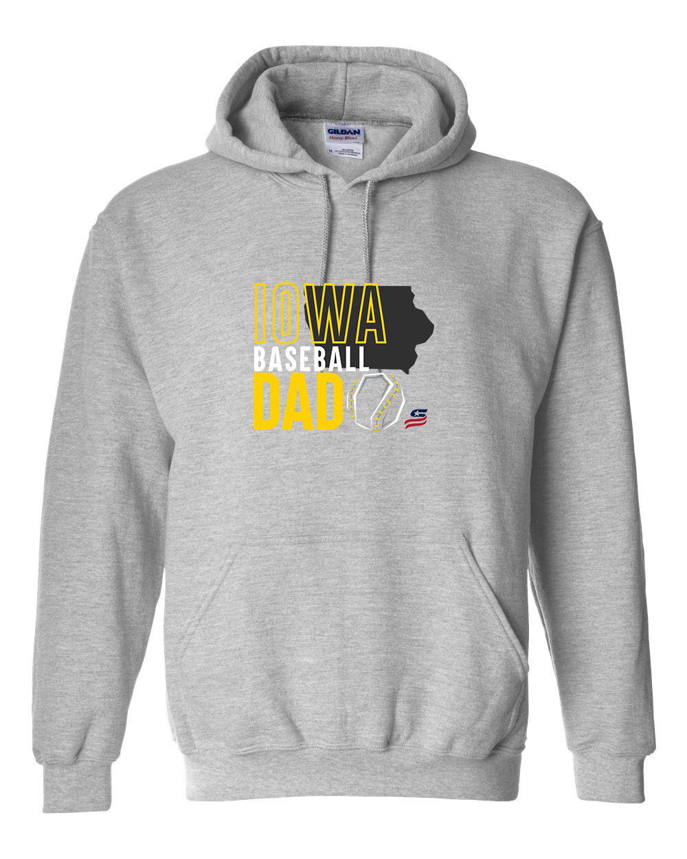 Iowa Dad Cotton Hoodie