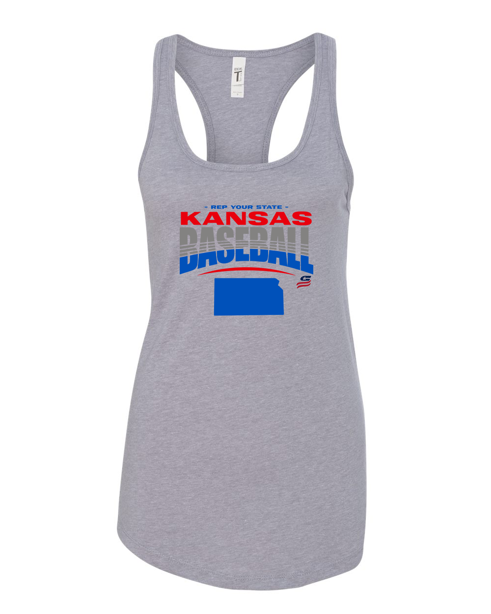 Kansas Logo4 Cotton Cotton Tank Top