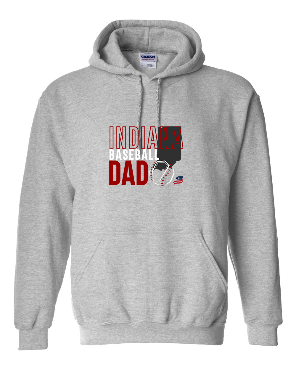 Indiana Dad Cotton Hoodie