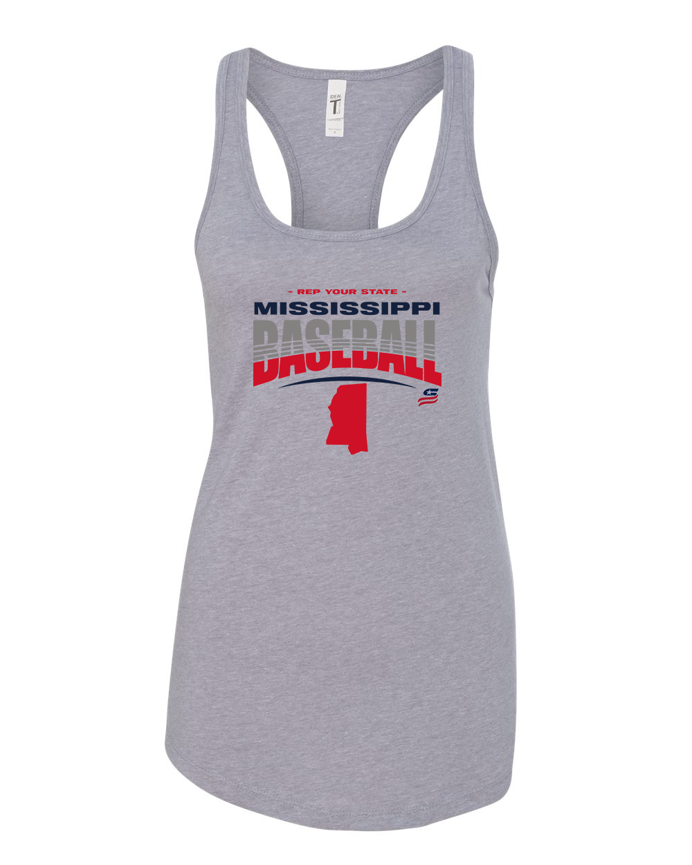 Mississippi Logo4 Cotton Cotton Tank Top