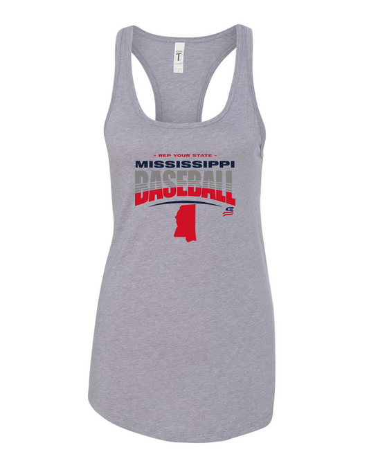 Mississippi Logo4 Cotton Cotton Tank Top