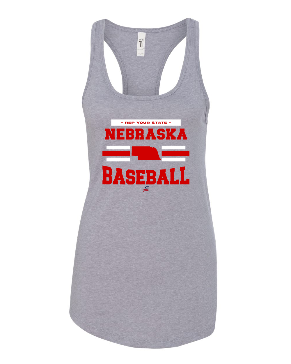 Nebraska Logo2 Cotton Cotton Tank Top