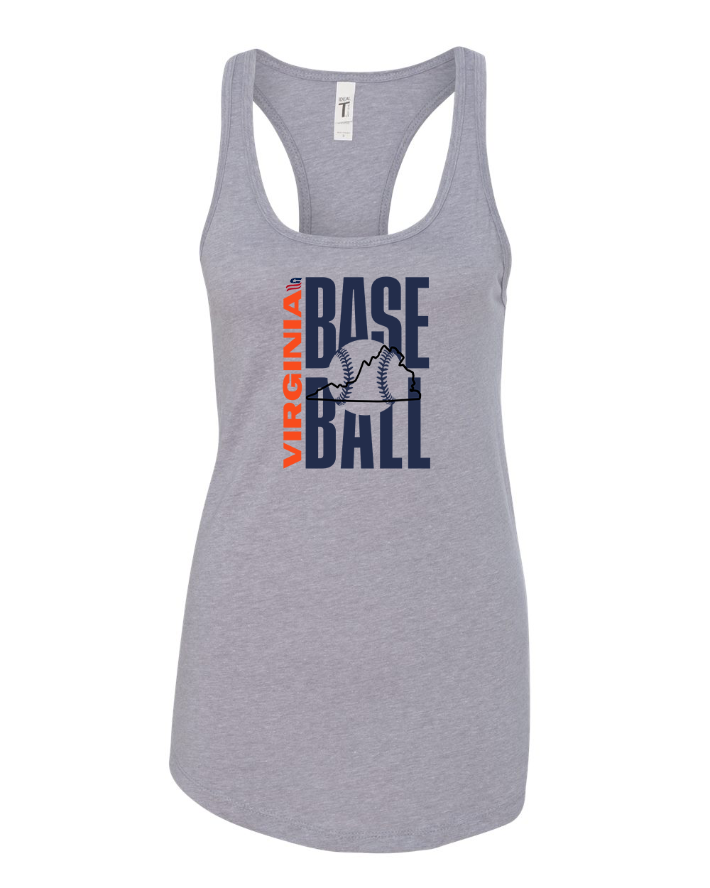 Virginia Logo3 Cotton Cotton Tank Top