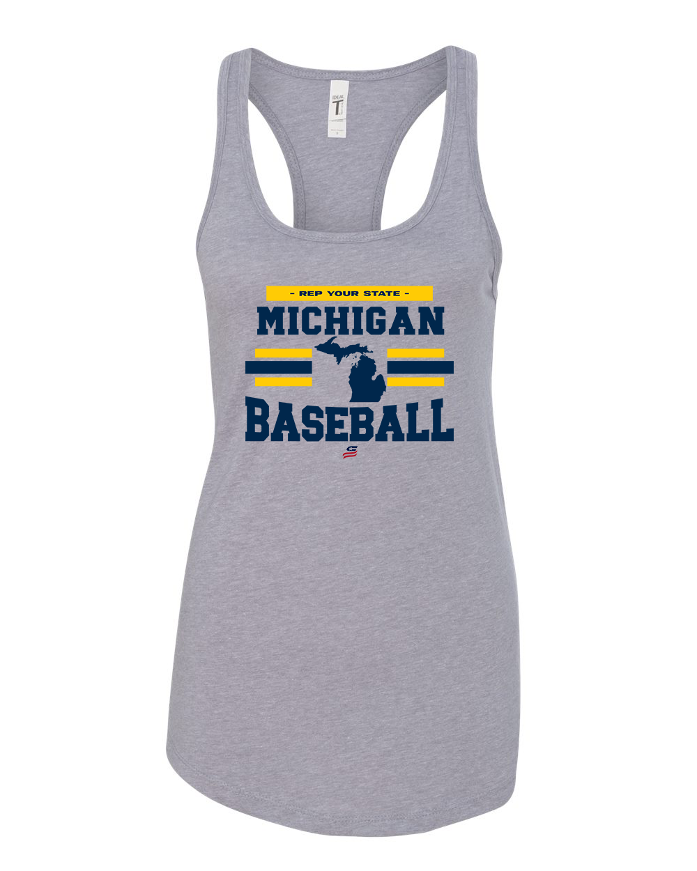 Michigan Logo2 Cotton Cotton Tank Top