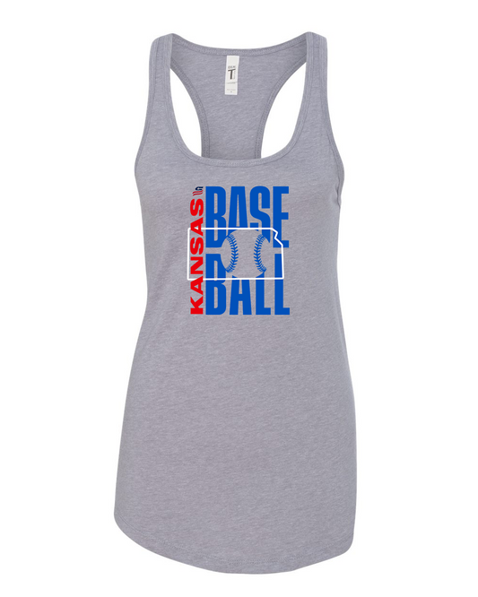 Kansas Logo3 Cotton Cotton Tank Top