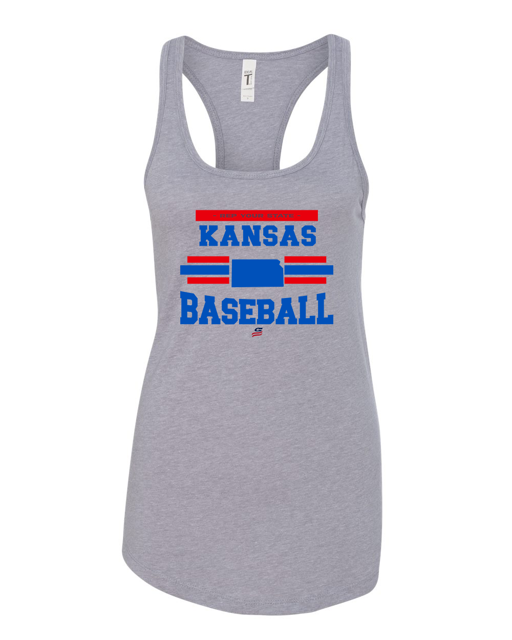 Kansas Logo2 Cotton Cotton Tank Top