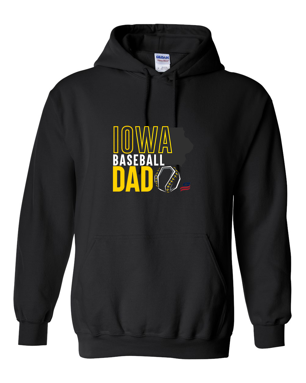 Iowa Dad Cotton Hoodie