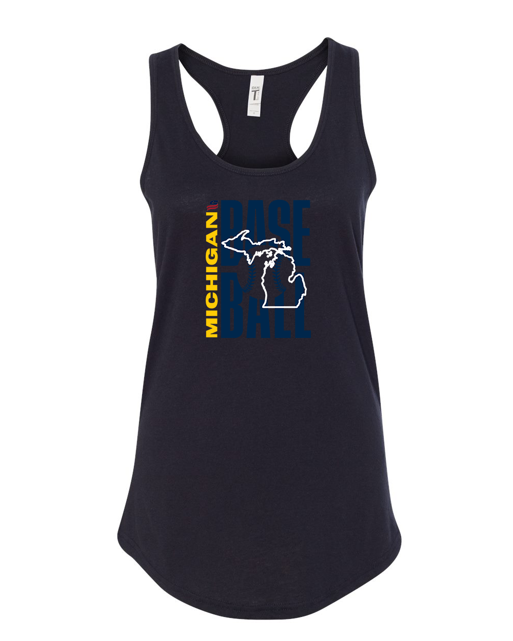 Michigan Logo3 Cotton Cotton Tank Top