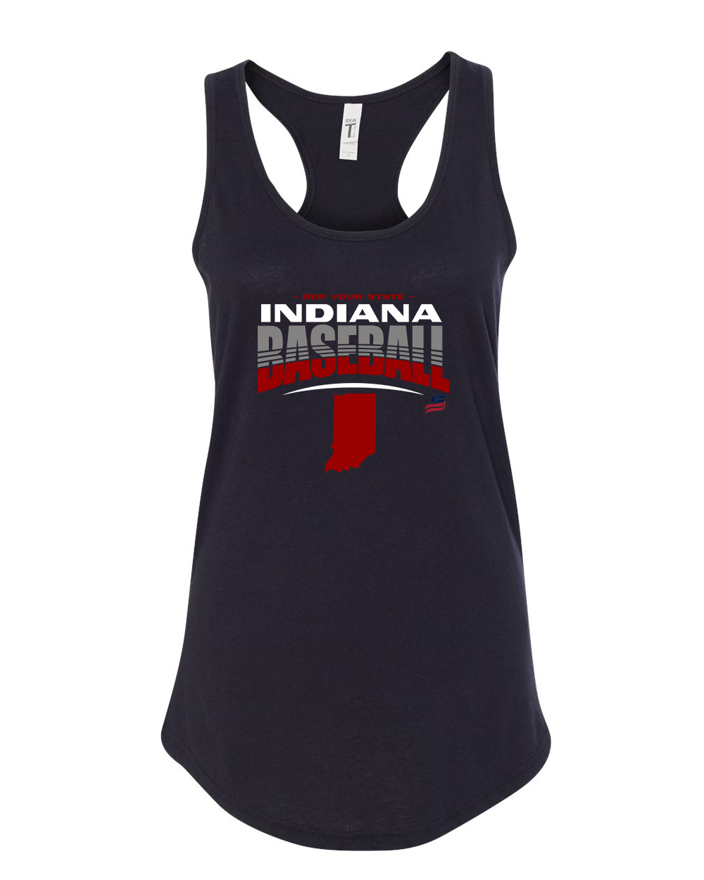 Indiana Logo4 Cotton Cotton Tank Top