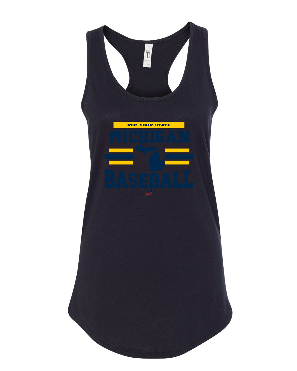 Michigan Logo2 Cotton Cotton Tank Top