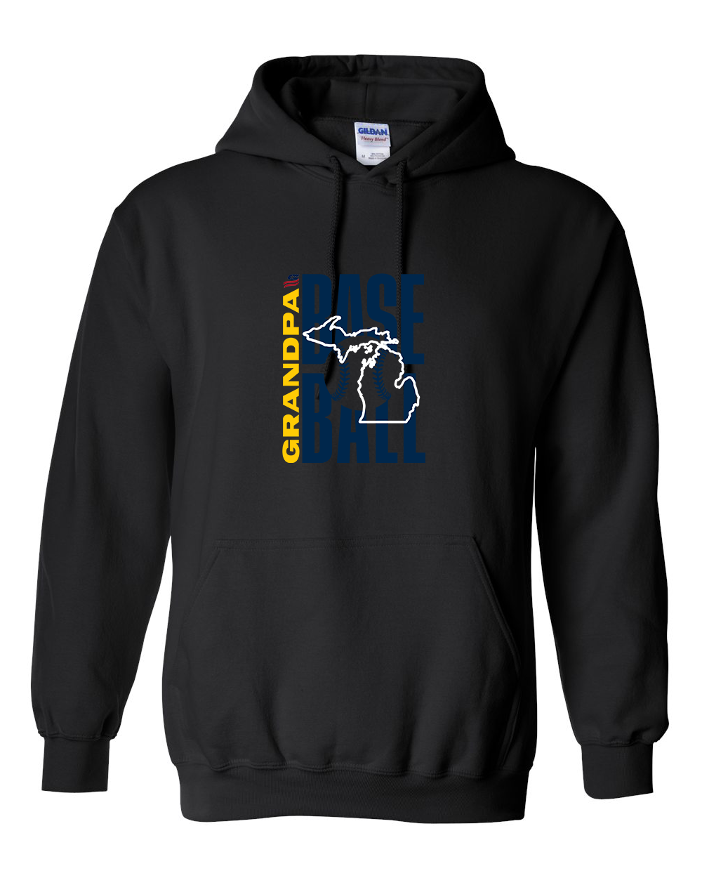 Michigan Grandpa Cotton Hoodie