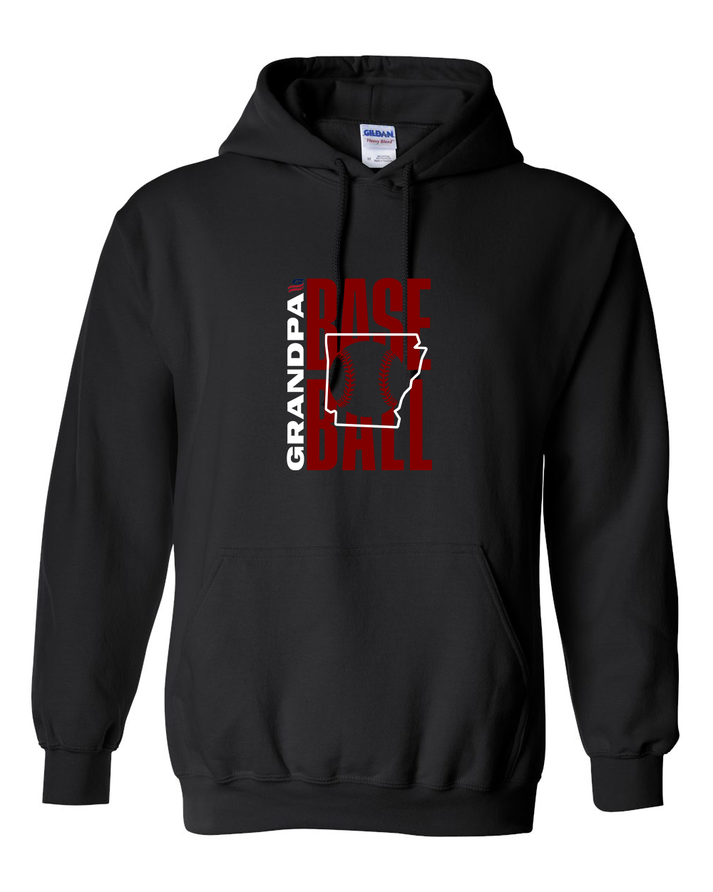 Arkansas Grandpa Cotton Hoodie