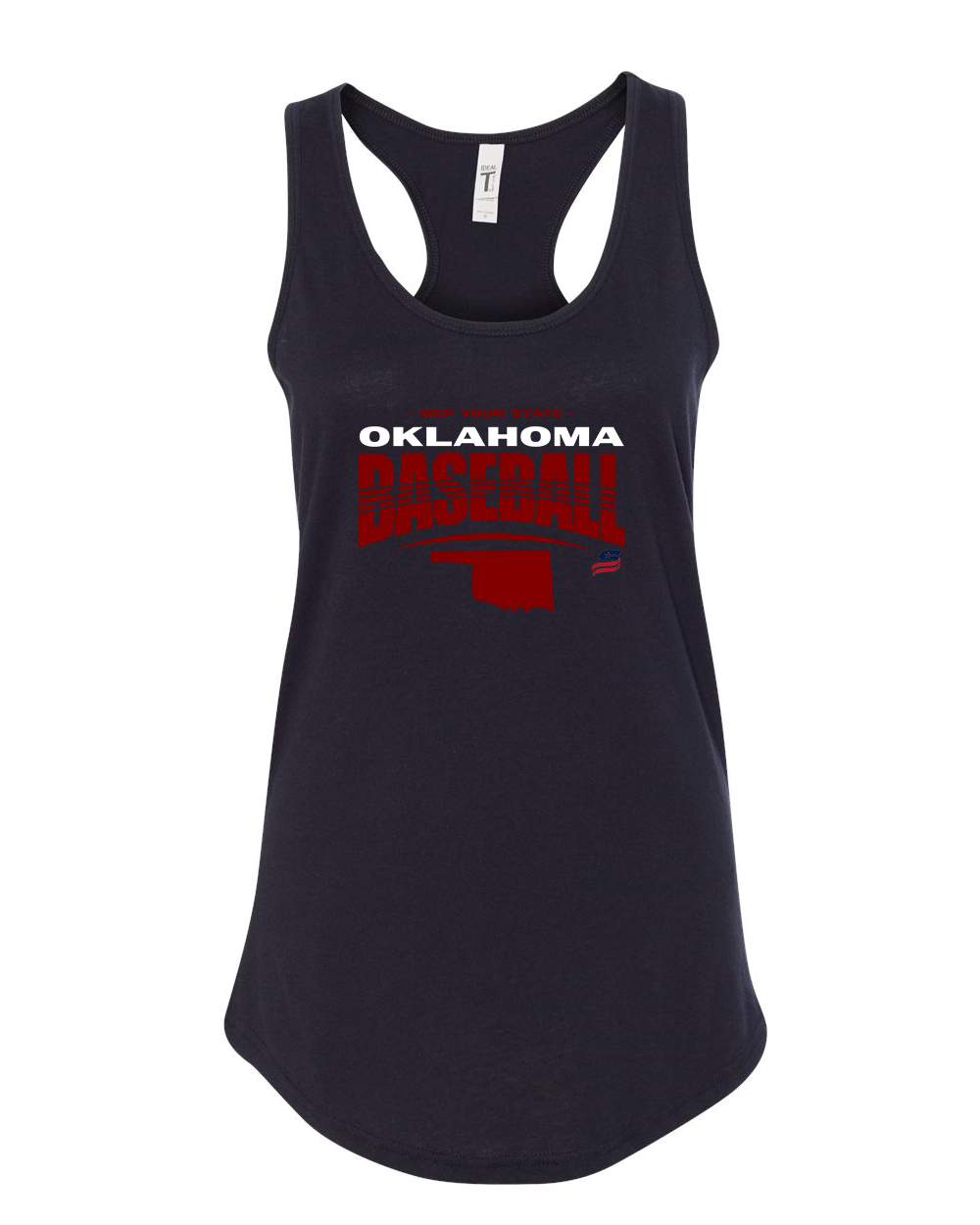 Oklahoma Maroon Logo4 Cotton Cotton Tank Top