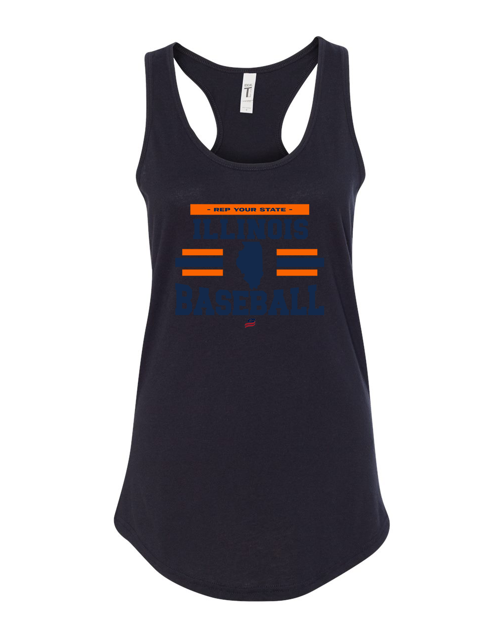 Illinois Logo2 Cotton Cotton Tank Top