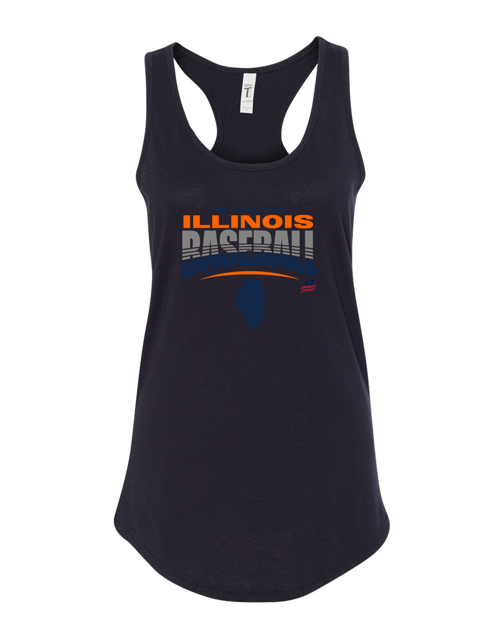 Illinois Logo4 Cotton Cotton Tank Top