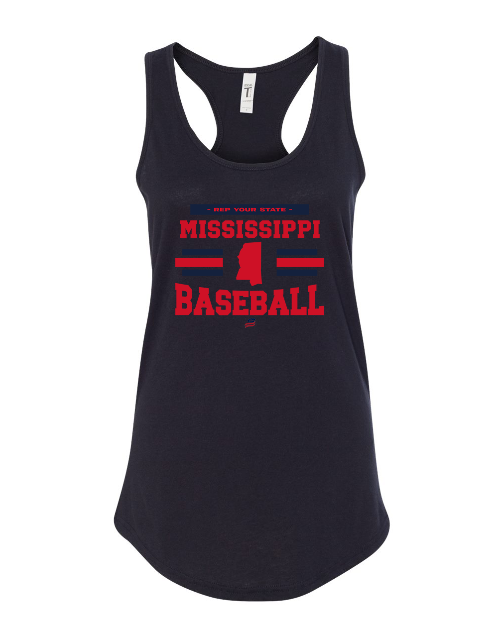 Mississippi Logo2 Cotton Cotton Tank Top