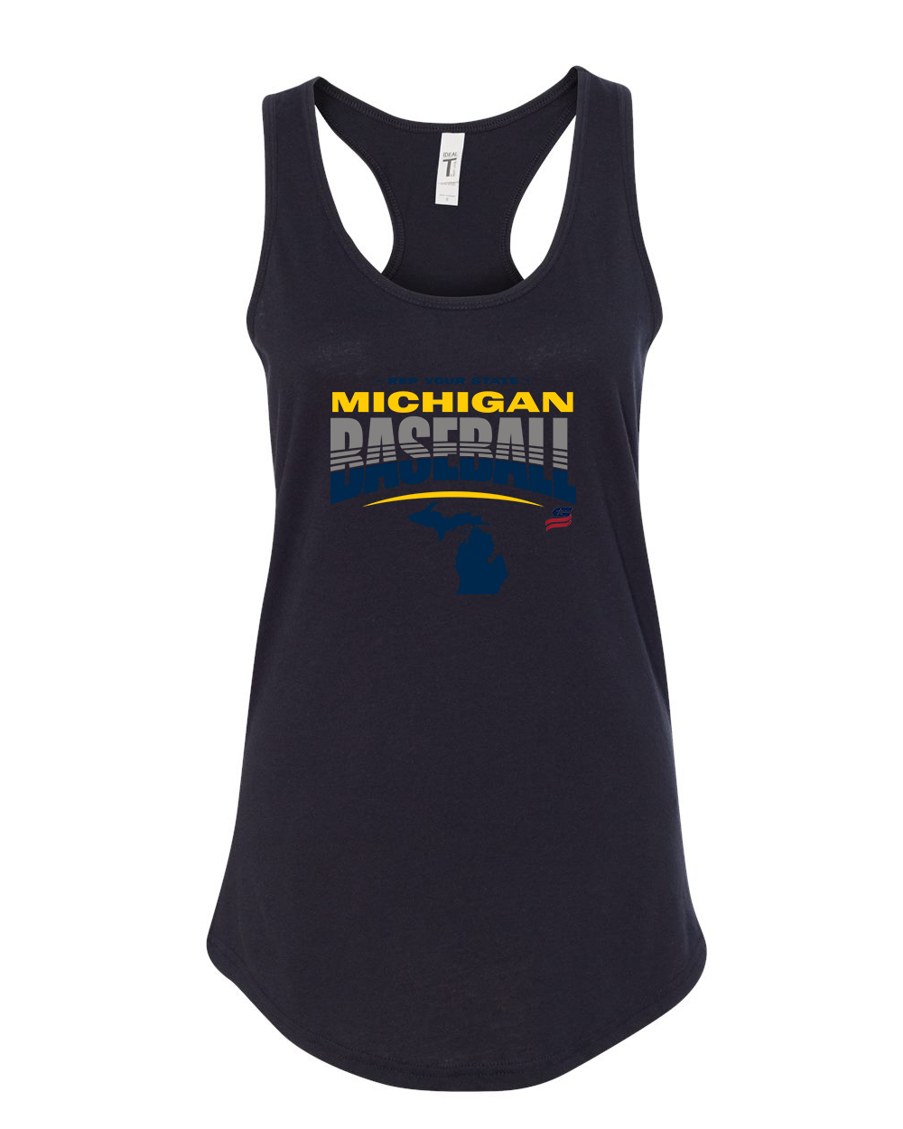 Michigan Logo4 Cotton Cotton Tank Top