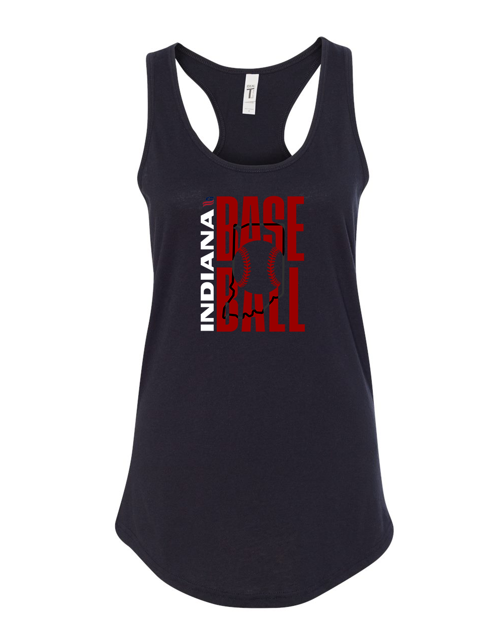 Indiana Logo3 Cotton Cotton Tank Top