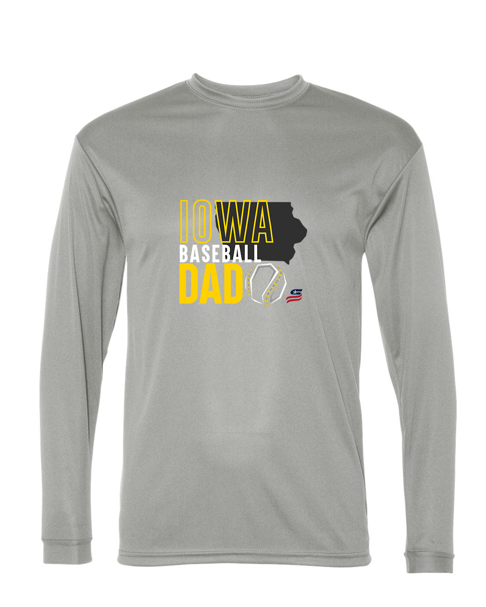 Iowa Dad Dri Fit Long Sleeve Shirt