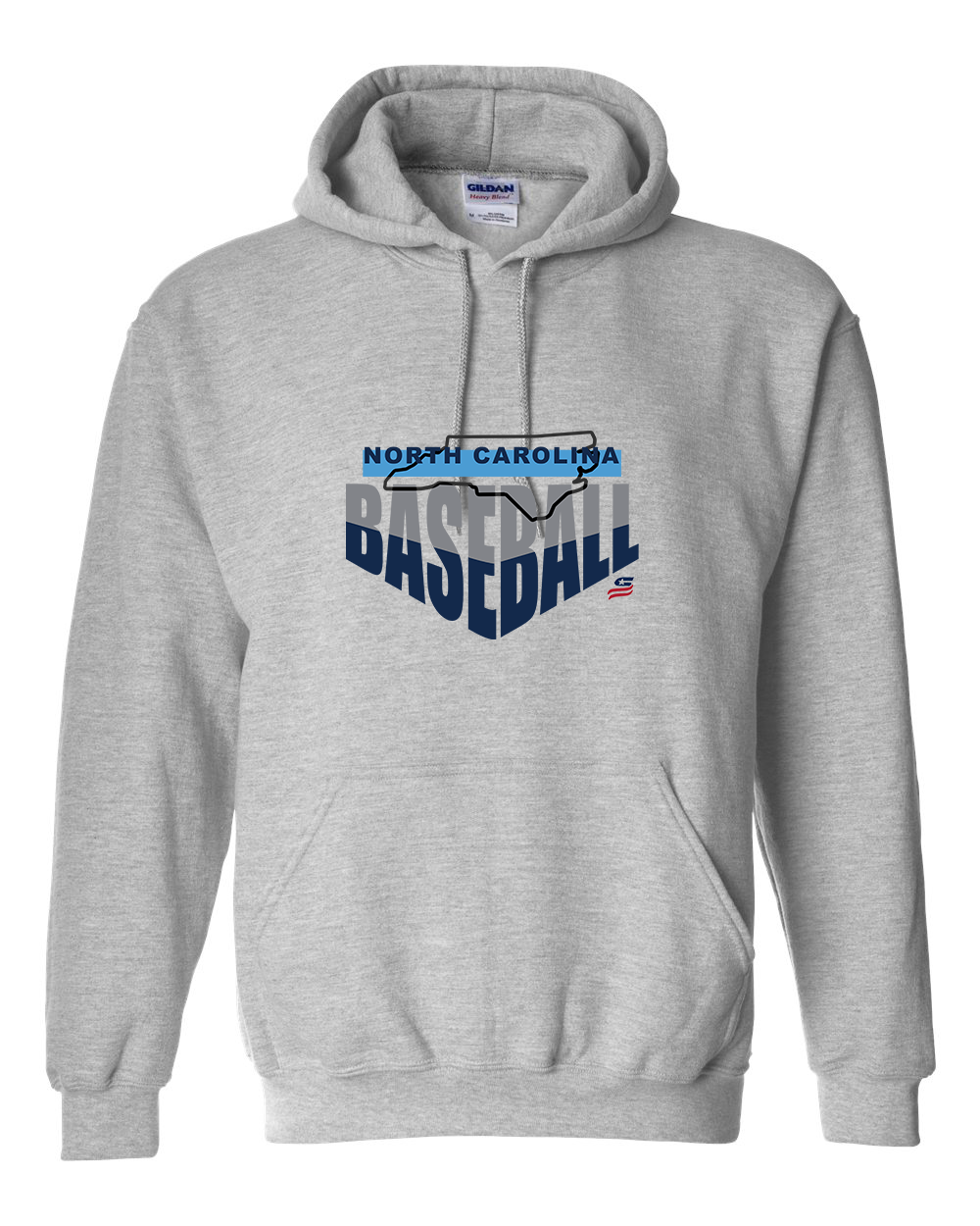 North Carolina Logo1 Cotton Hoodie