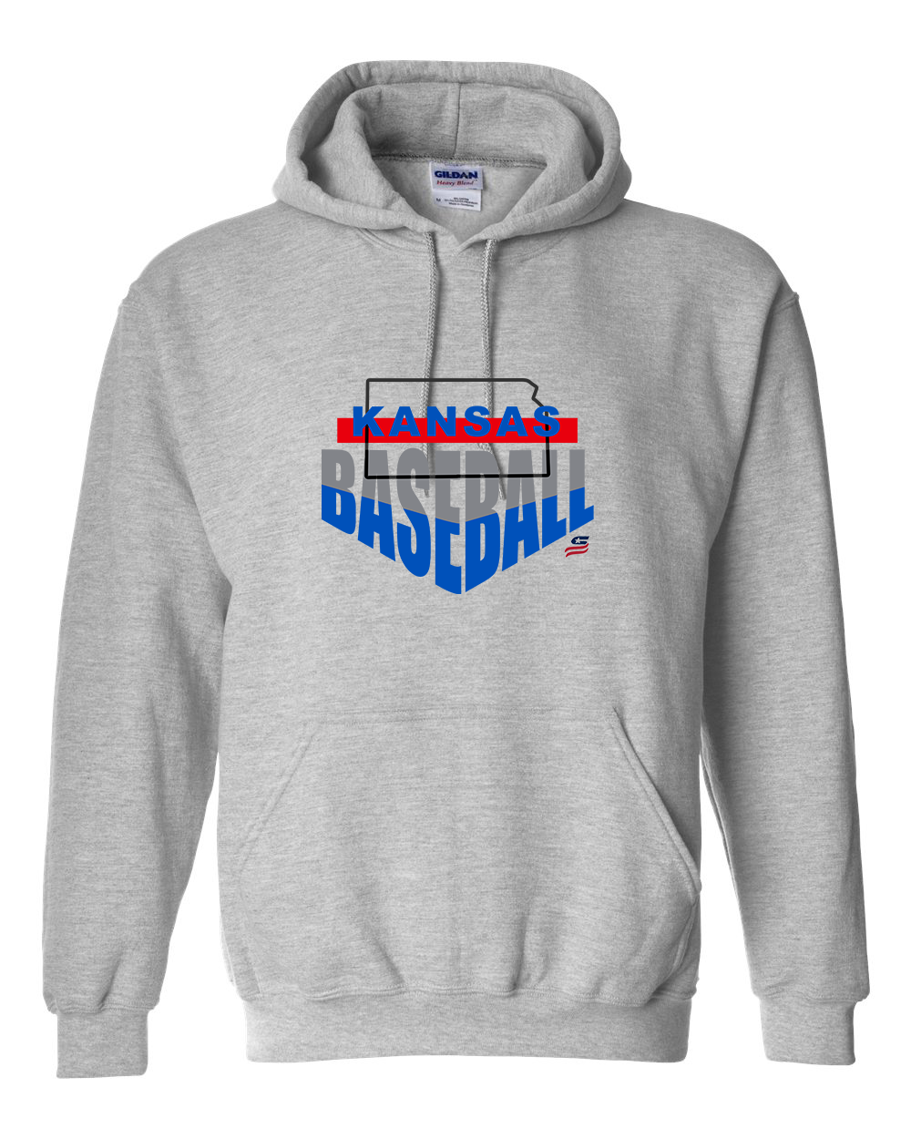 Kansas Logo1 Cotton Hoodie