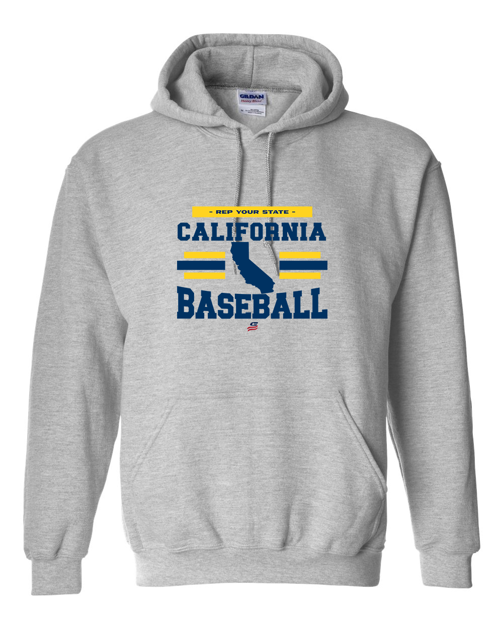 California Logo2 Cotton Hoodie