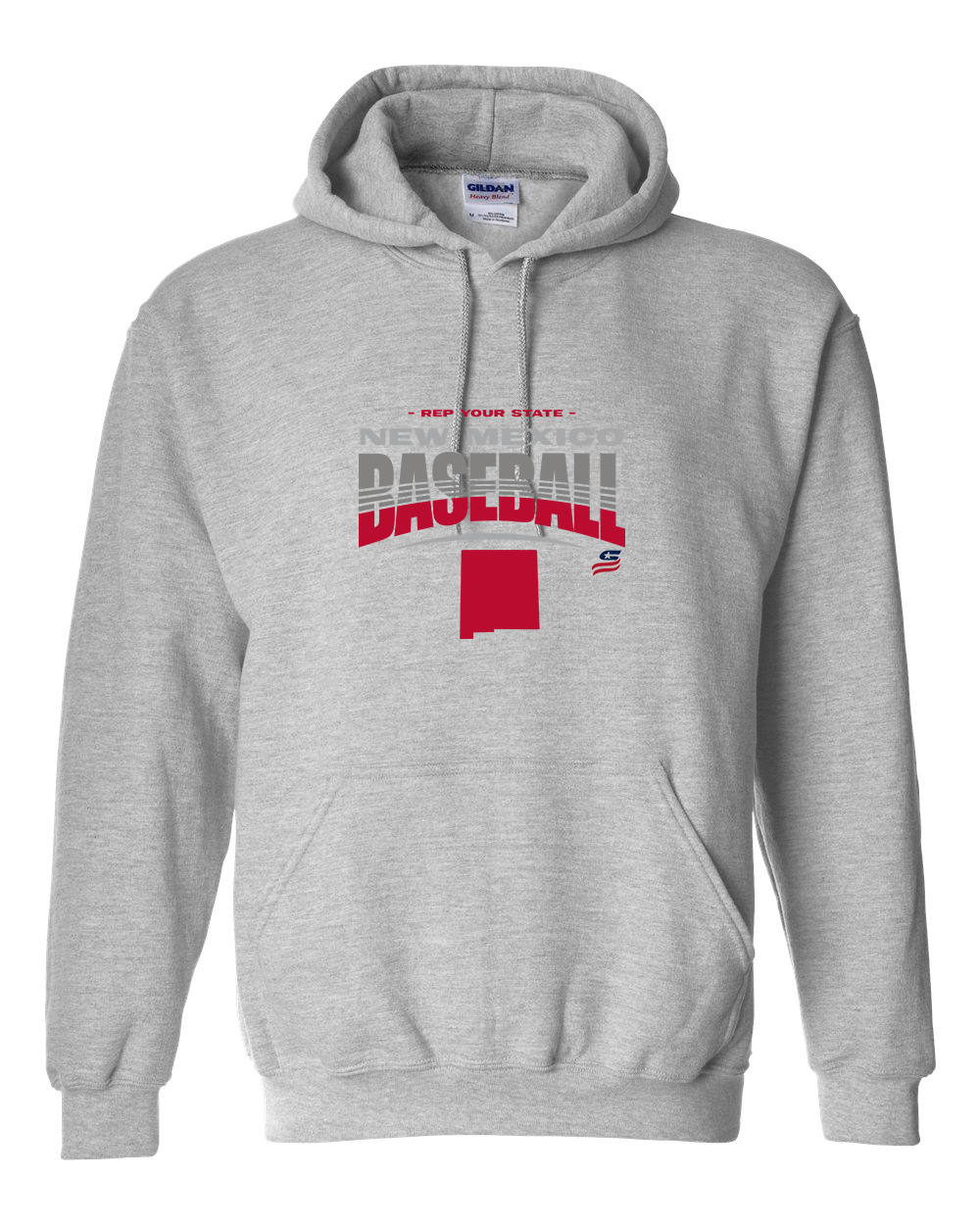 New Mexico Logo4 Cotton Hoodie