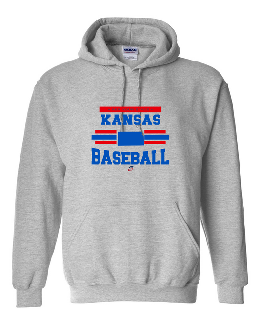 Kansas Logo2 Cotton Hoodie