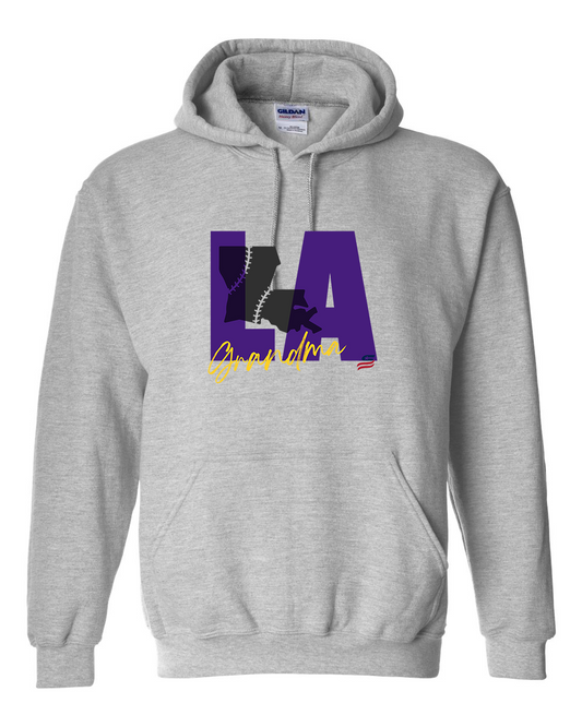 Louisiana Grandma Cotton Hoodie