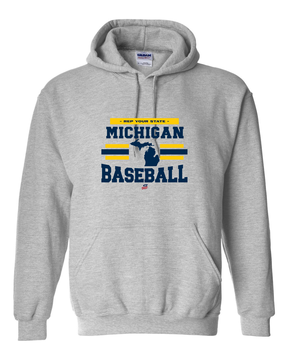 Michigan Logo2 Cotton Hoodie