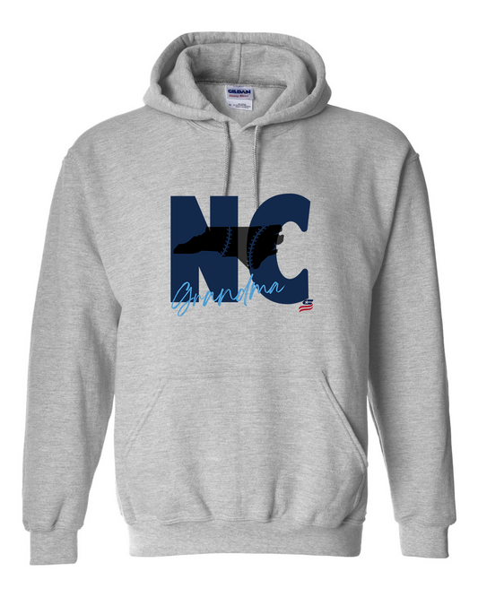 North Carolina Grandma Cotton Hoodie