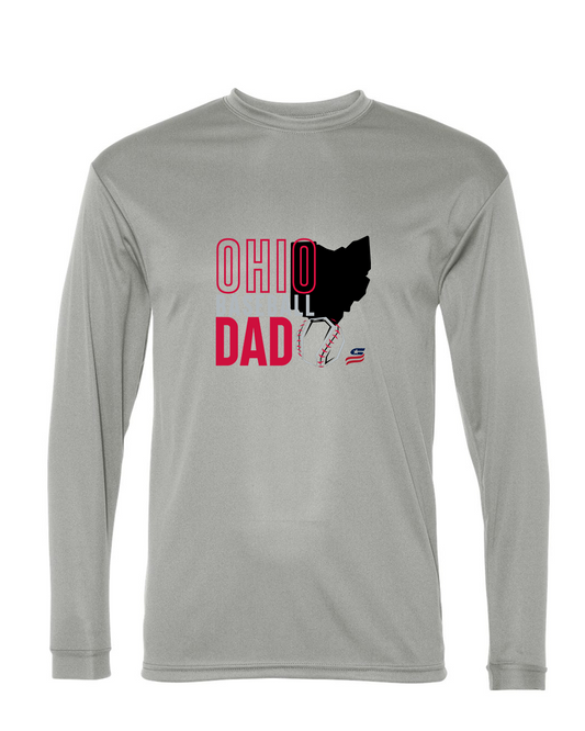 Ohio Dad Dri Fit Long Sleeve Shirt